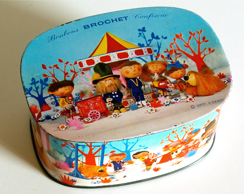 Boite � bonbons, man�ge enchant�.