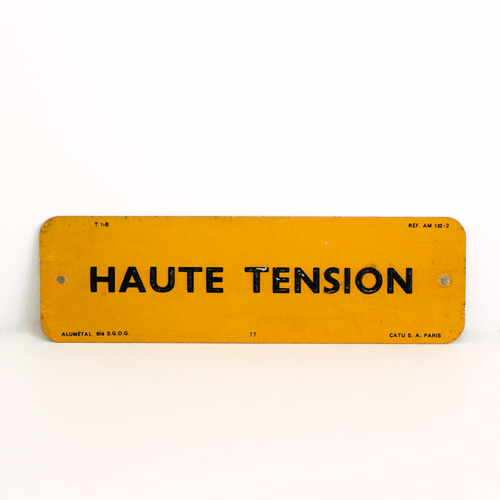 Plaque de signalisation de s�curit�.