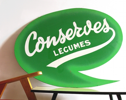 Panneau �picerie "Conserves-l�gumes"