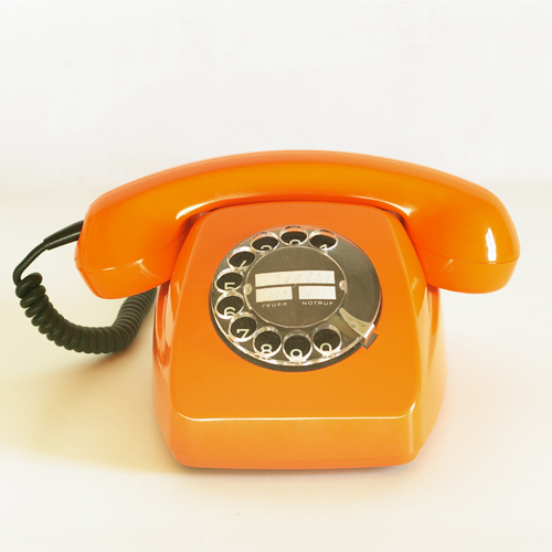 T�l�phone orange circa 60/70