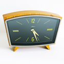 Horloge vintage sixties en bois