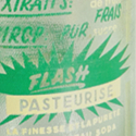 bouteille limonade phoenix verte