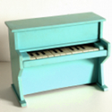 Piano bleu jouet ancien